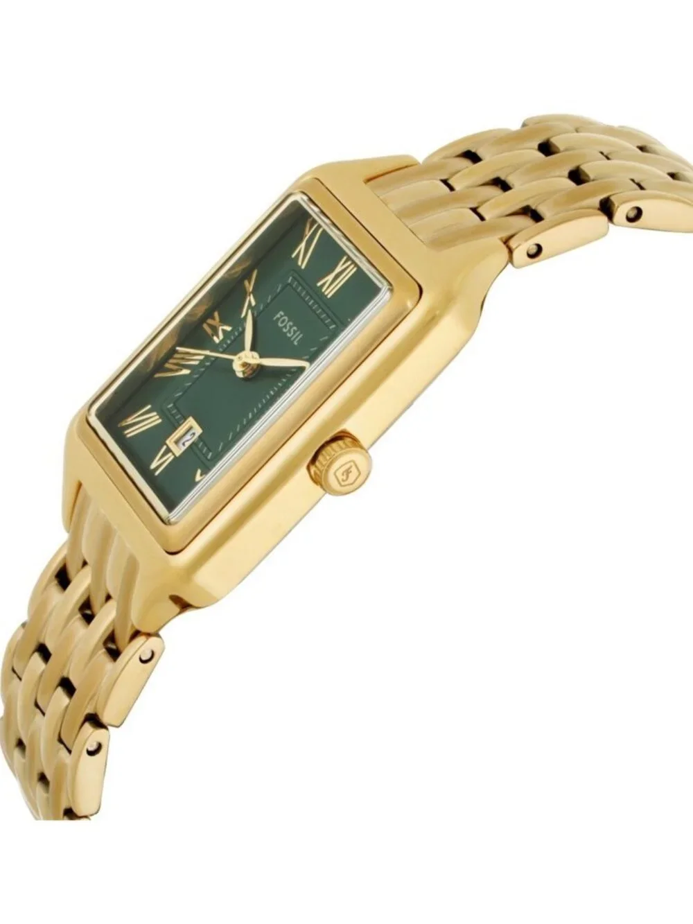 NWT Fossil Raquel Quartz Green Dial Ladies Watch